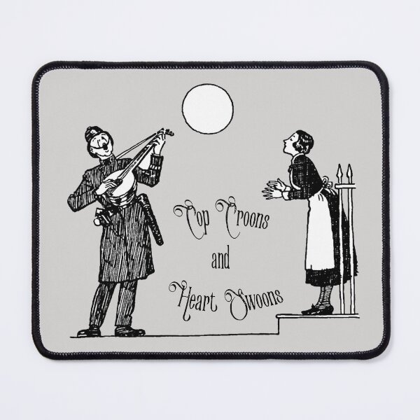 Item preview, Cop Croons, Heart Swoons illustration. designed and sold by EdgyEdgeArt.