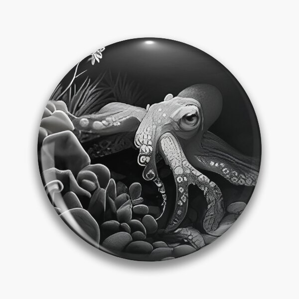 Item preview, Octopus pencil drawing designed and sold by Pencil-Art.
