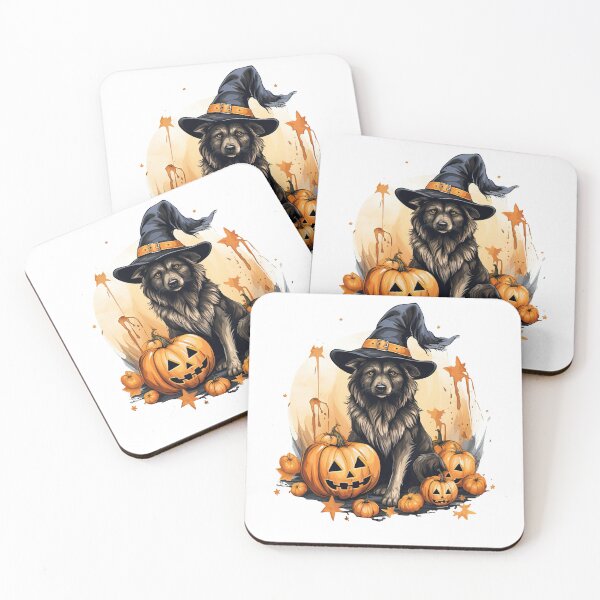 Item preview, Halloween Wolf | Witch Wolf designed and sold by PawsandPages.