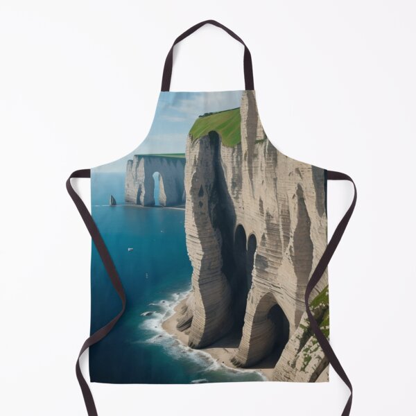 Item preview, Cliffs of Étretat: A Majestic Digital Art Collection designed and sold by Ceemko's Vintage Corner.