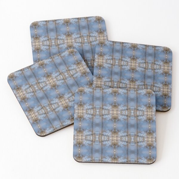 Item preview, Reflected trees in a frozen lake, symmetrical pattern 2 designed and sold by Heidemüllerin.