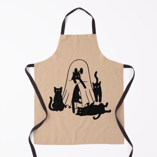 Item preview, Sheet Ghost with Black Cats designed and sold by KWZCreates.