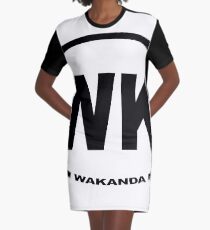 Wakanda Graphic T-Shirt Dress