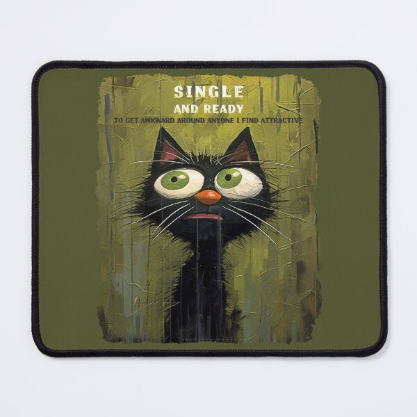 Item preview, Single and ready to get awkward ... designed and sold by SolidEarthArt.
