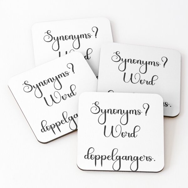 Item preview, Synonyms? Word doppelgangers. designed and sold by aurahealing.