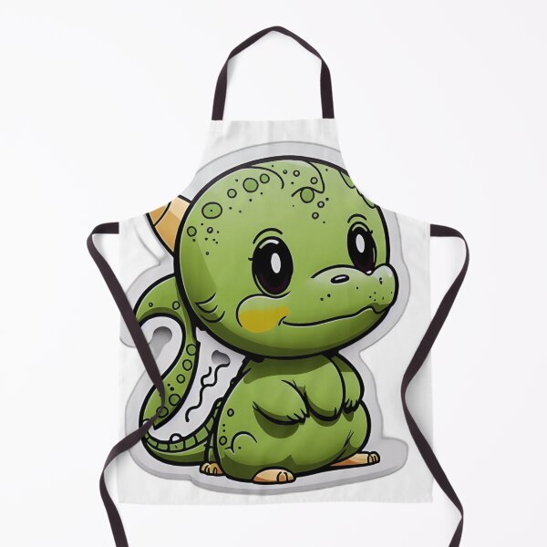 Item preview, Playful Green Baby Animation Dinosaur Art - Cute and Colorful Design for Kids designed and sold by artblocksai.