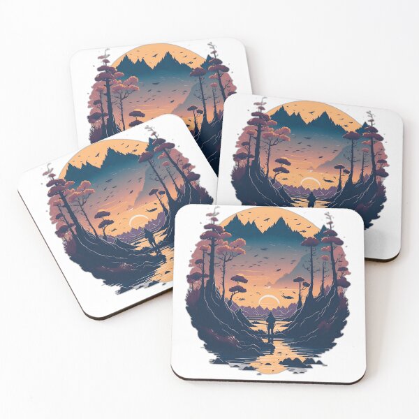 Item preview, Enchanting Forest Art Stickers - Nature's Beauty in Every Design designed and sold by artblocksai.