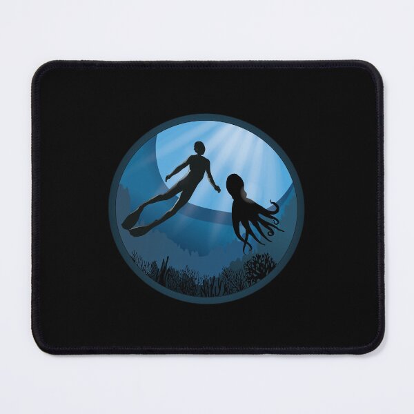 Item preview, Diver with Octopus - Scuba Diving Free Diving designed and sold by TheInkElephant.