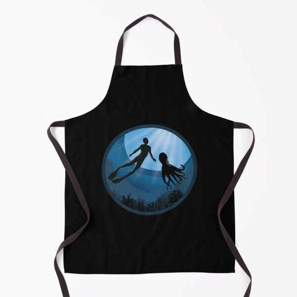 Item preview, Diver with Octopus - Scuba Diving Free Diving designed and sold by TheInkElephant.