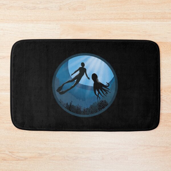 Item preview, Diver with Octopus - Scuba Diving Free Diving designed and sold by TheInkElephant.
