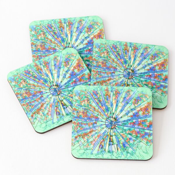 Item preview, WHEEL IN A WHEEL - (in green) designed and sold by RiverDeeDesigns.