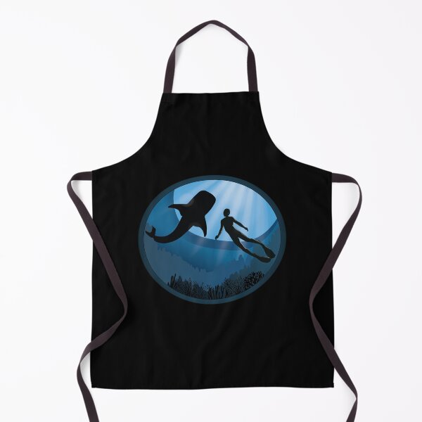 Item preview, Diver with Whale Shark - Scuba Diving Free Diving designed and sold by TheInkElephant.