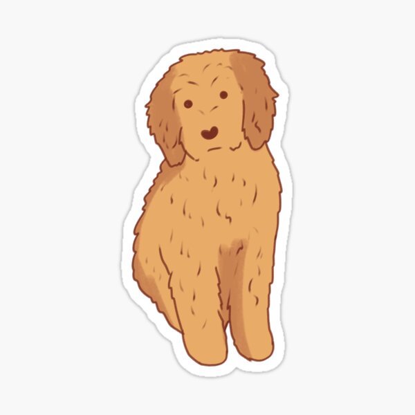 Item preview, Golden doodle illustration  designed and sold by Mayarart.