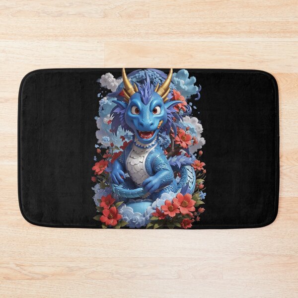 Item preview, Blue Japanese Dragon designed and sold by TrendyPalette.