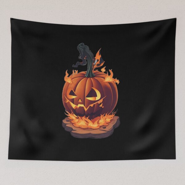 Item preview, Pumpkin flame, Spooky Halloween, Pumpkin Halloween designed and sold by DesingScan.