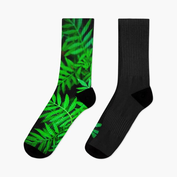 Item preview, Green summer plants on black background designed and sold by olena2552.