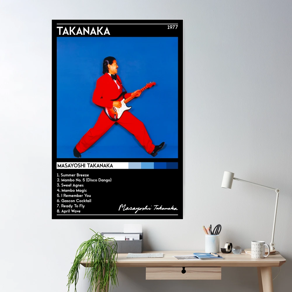 Takanaka Album Cover - Masayoshi Takanaka | City Pop | 70s 80s 90s | Track  List | | Poster