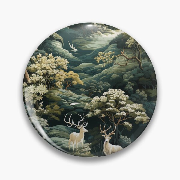 Item preview, Nature with wildlife and streams 03 Seamless Pattern Sticker designed and sold by thaworn-kdt.