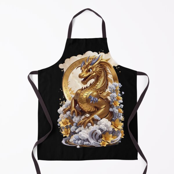 Item preview, Gold Japanese Dragon designed and sold by TrendyPalette.