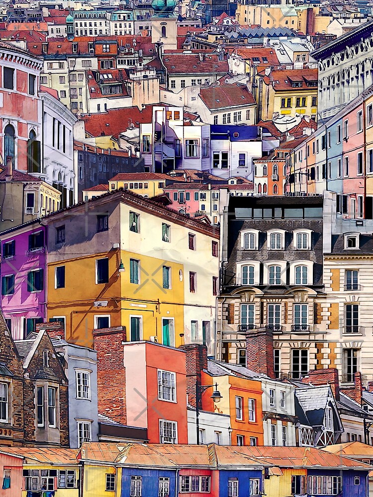 City Structures Collage by perkinsdesigns