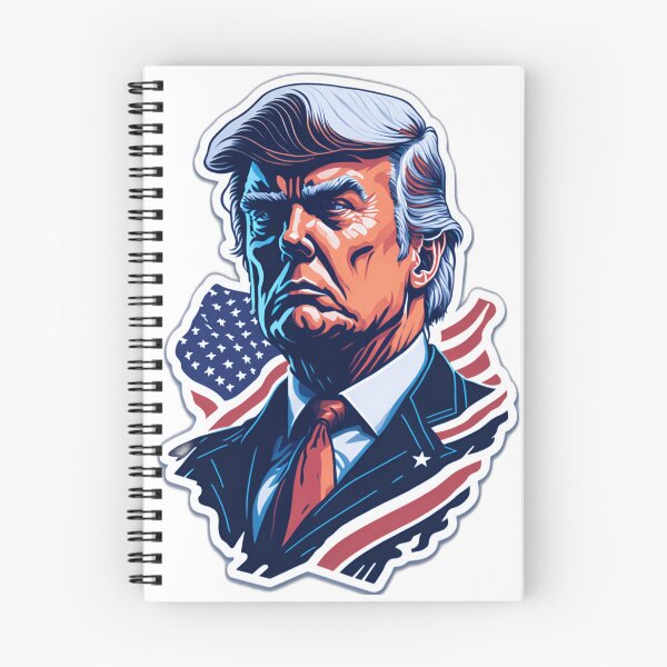 Item preview, Trump 2024 Stickers - Parody Designs for Political Commentary designed and sold by artblocksai.