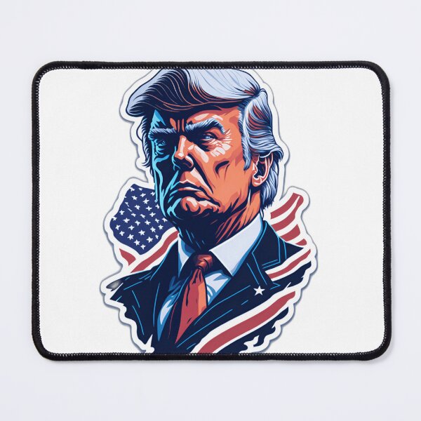 Item preview, Trump 2024 Stickers - Parody Designs for Political Commentary designed and sold by artblocksai.