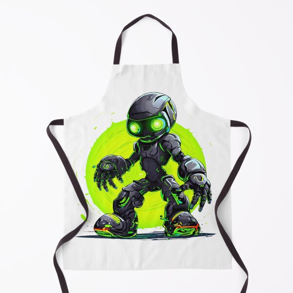 Item preview, Cyberpunk Robot – Cute Retro Futurist Companion designed and sold by SchorlCraft.