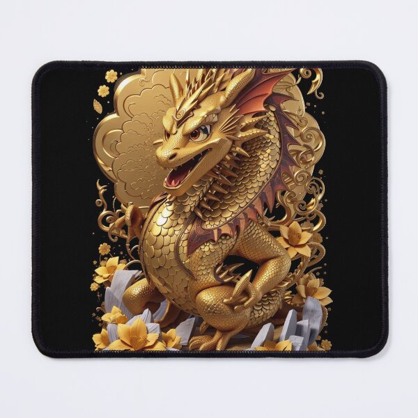 Item preview, Gold Japanese Dragon designed and sold by TrendyPalette.