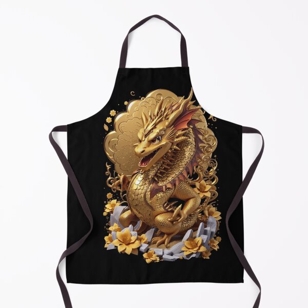 Item preview, Gold Japanese Dragon designed and sold by TrendyPalette.