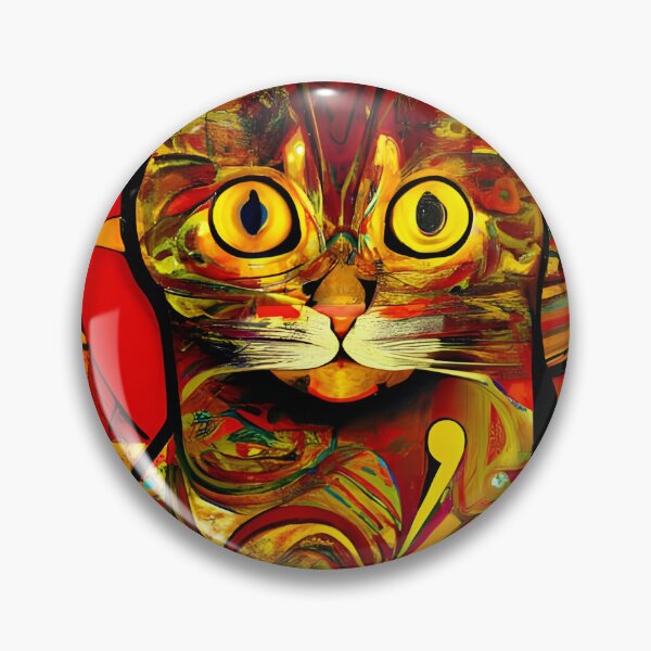 Item preview, Vintage Louis Wain Style Cat  designed and sold by PC-artist.