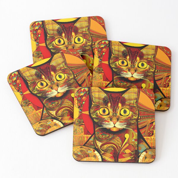 Item preview, Vintage Louis Wain Style Cat  designed and sold by PC-artist.