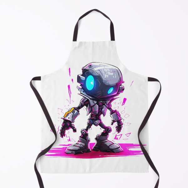 Item preview, Cyberpunk Robot – Cute Retro Futurist Companion designed and sold by SchorlCraft.