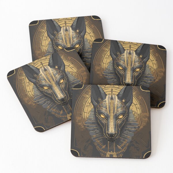 Aperçu de l'œuvre Anubis le chef d'orchestre - Dieux de Kemet créée et vendue par WennsdaysChild.