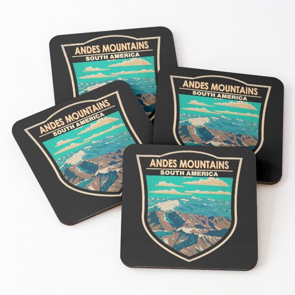Item preview, Andes Mountains South America Badge designed and sold by KrisSidDesigns.