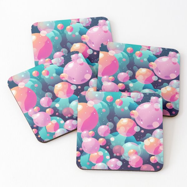 Item preview, Wave of colorful bubbles designed and sold by Quijote-.