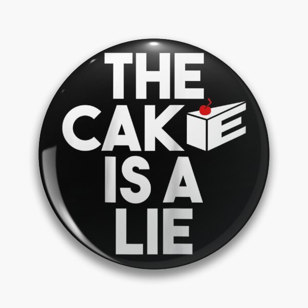 Item preview, The Cake Is A Lie Portal Gaming Funny Video Game Gift Raglan Baseball Tee designed and sold by MichaelHarrisee.