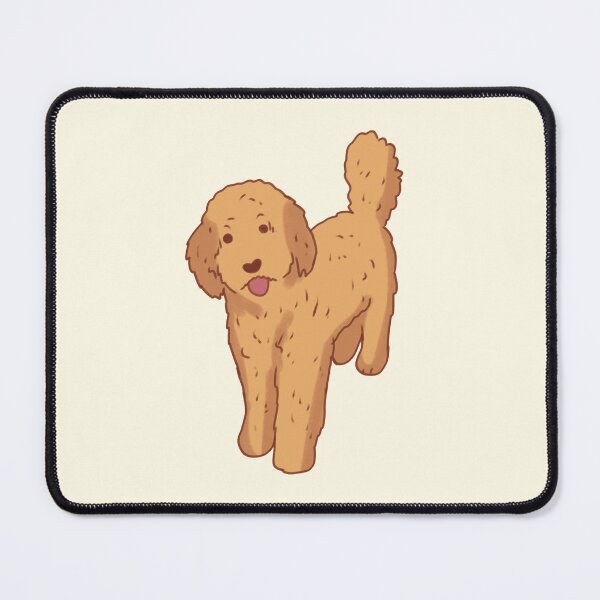 Item preview, Golden doodle illustration designed and sold by Mayarart.