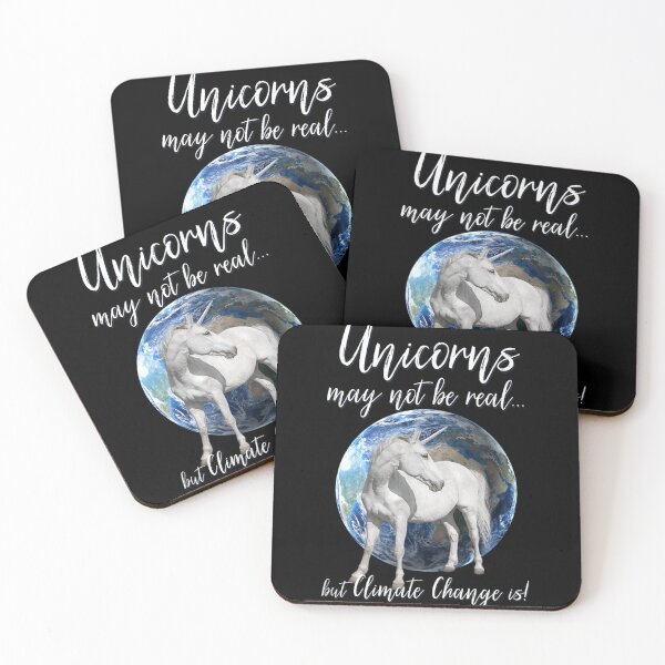 Item preview, Unicorn Climate Change Is Real Environmental Science Gift  designed and sold by MichaelHarrisee.