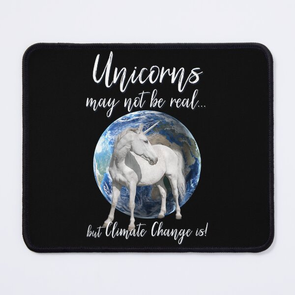 Item preview, Unicorn Climate Change Is Real Environmental Science Gift designed and sold by MichaelHarrisee.