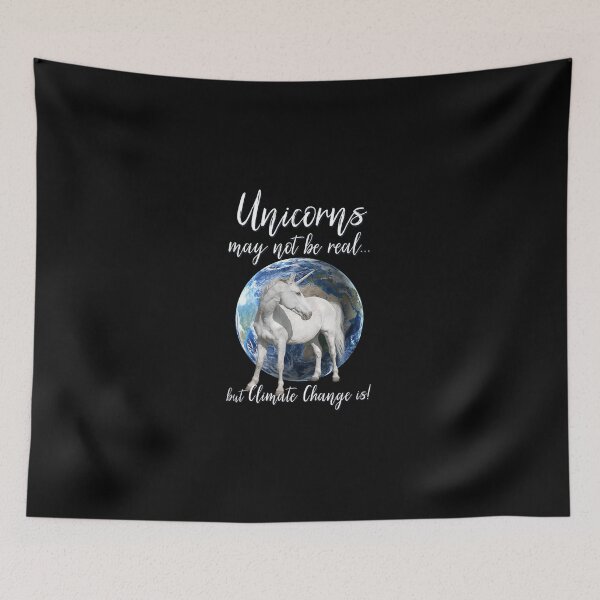 Item preview, Unicorn Climate Change Is Real Environmental Science Gift  designed and sold by MichaelHarrisee.