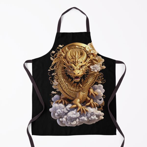 Item preview, Gold Japanese Dragon designed and sold by TrendyPalette.