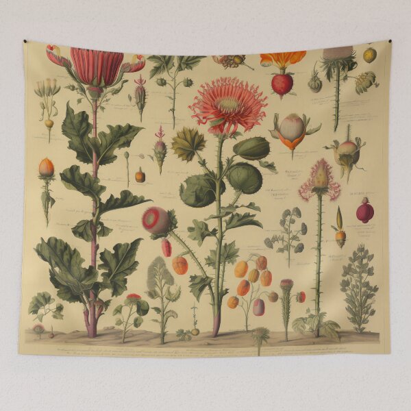 Item preview, Old Plant Drawings of Horticulture and Botany  designed and sold by BrandonArtWorld.
