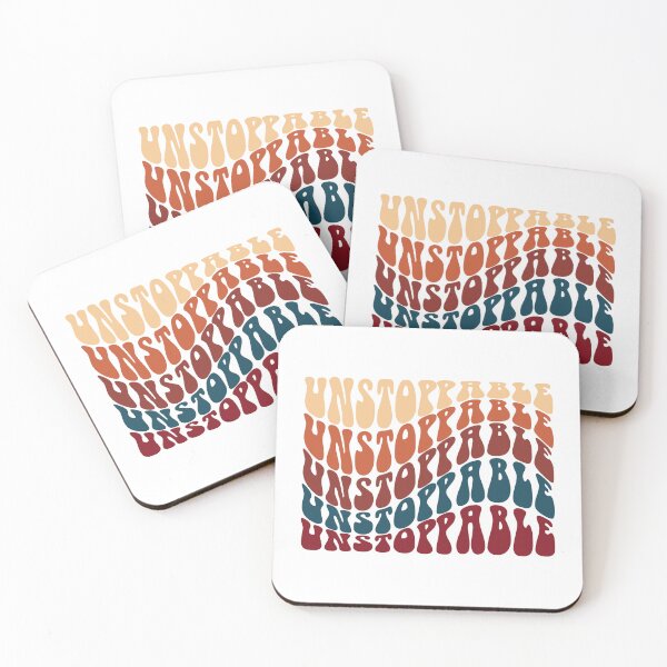Item preview, Retro Wavy Typography - Positive Word - Inspiring Word designed and sold by typoinspired.