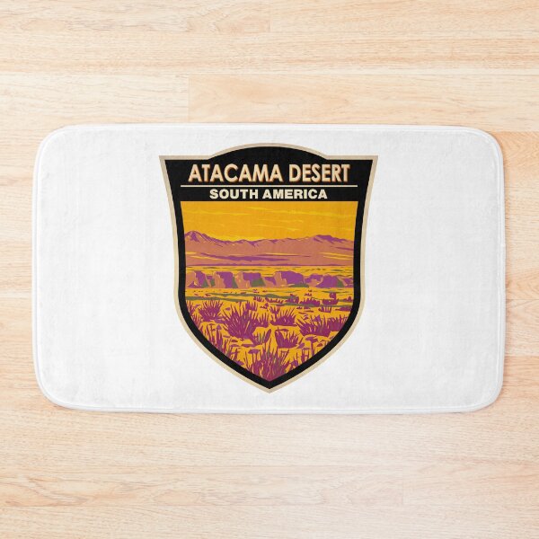 Item preview, Atacama Desert Sunset South America Travel Art Badge designed and sold by KrisSidDesigns.