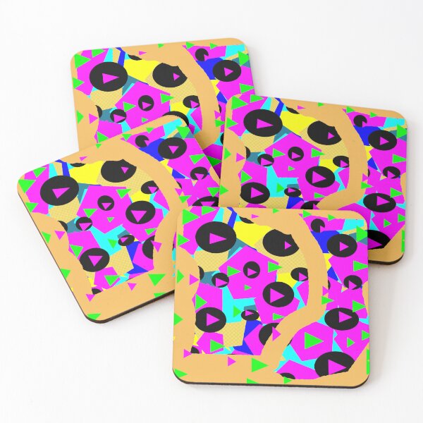 Item preview, Abstract art in honey yellow and violet designed and sold by Maccoticspace.