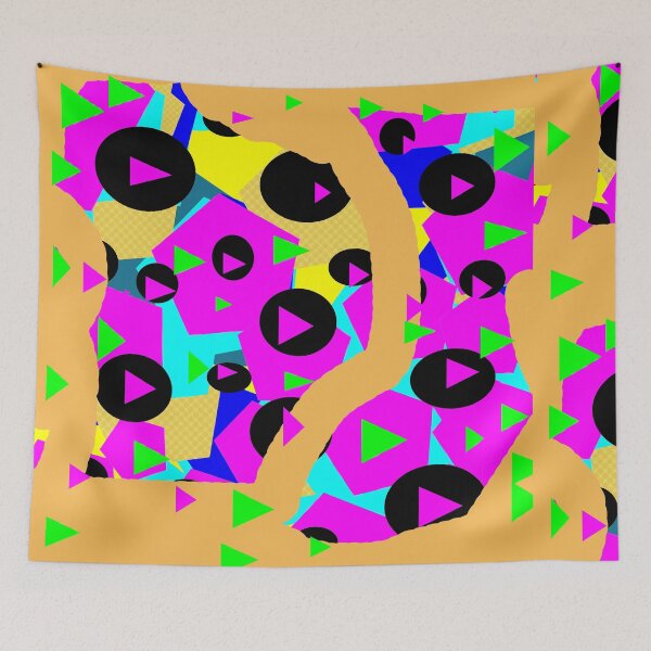 Item preview, Abstract art in honey yellow and violet  designed and sold by Maccoticspace.