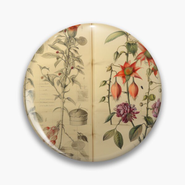 Item preview, Old Plant Drawings of Horticulture and Botany  designed and sold by BrandonArtWorld.