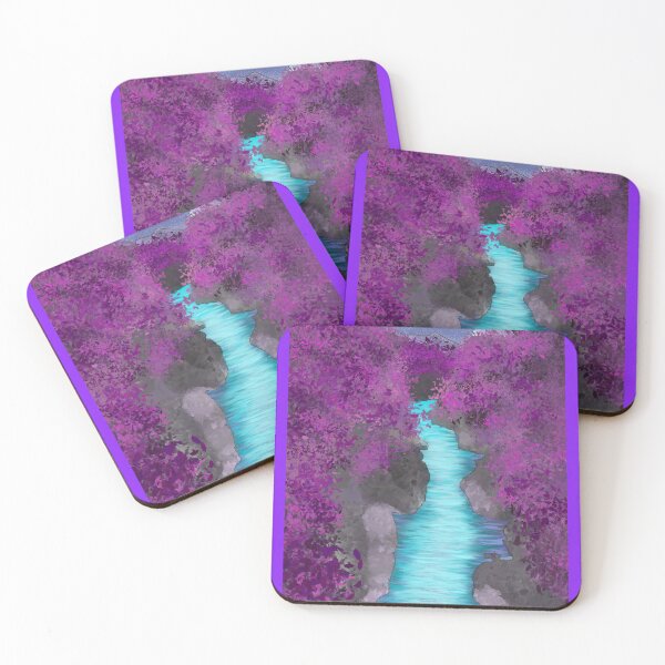 Item preview, Semi-abstract called NARROW RIVER PASS  designed and sold by Dorothea Neumann.