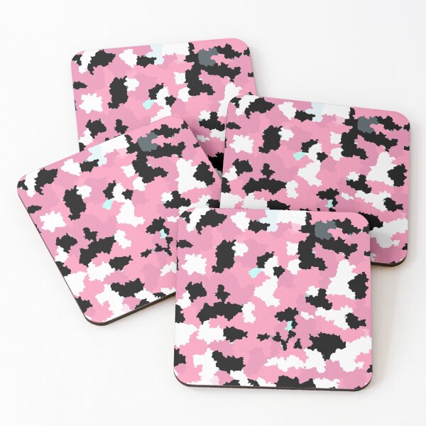 Item preview, Pink Black And White Abstract Art designed and sold by PatternTitan.