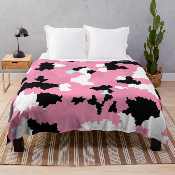 Item preview, Pink Black And White Abstract Art designed and sold by PatternTitan.